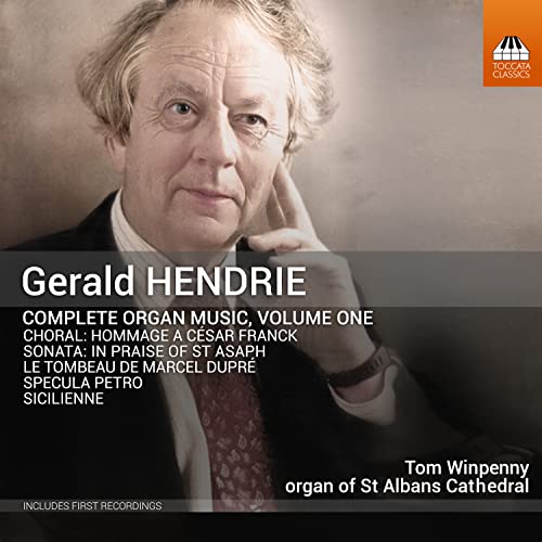 Hendrie, Gerald (1935-) - Complete Organ Works Vol.1: Winpenny - Import CD