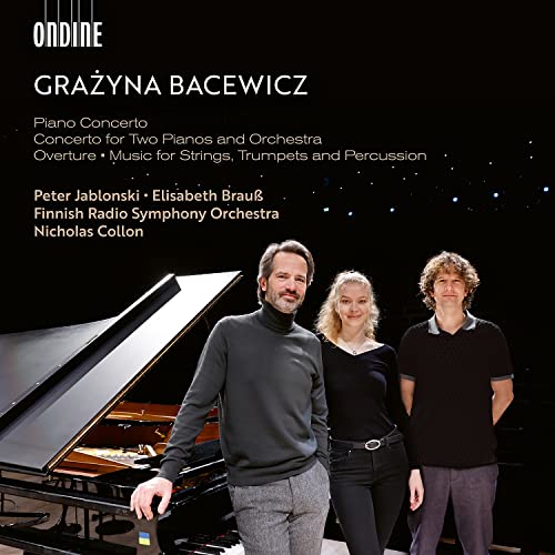 Bacewicz (1909-1969) - Piano Concerto, Concerto for Two Pianos : Peter Jablonski(P)Nicholas Collon / Finnish Radio Symphony Orchestra - Import CD