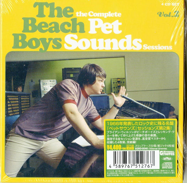 日本販促国内盤！4CD-Box！ビーチ・ボーイズ/ ペット・サウンズ・セッションズ 洋楽