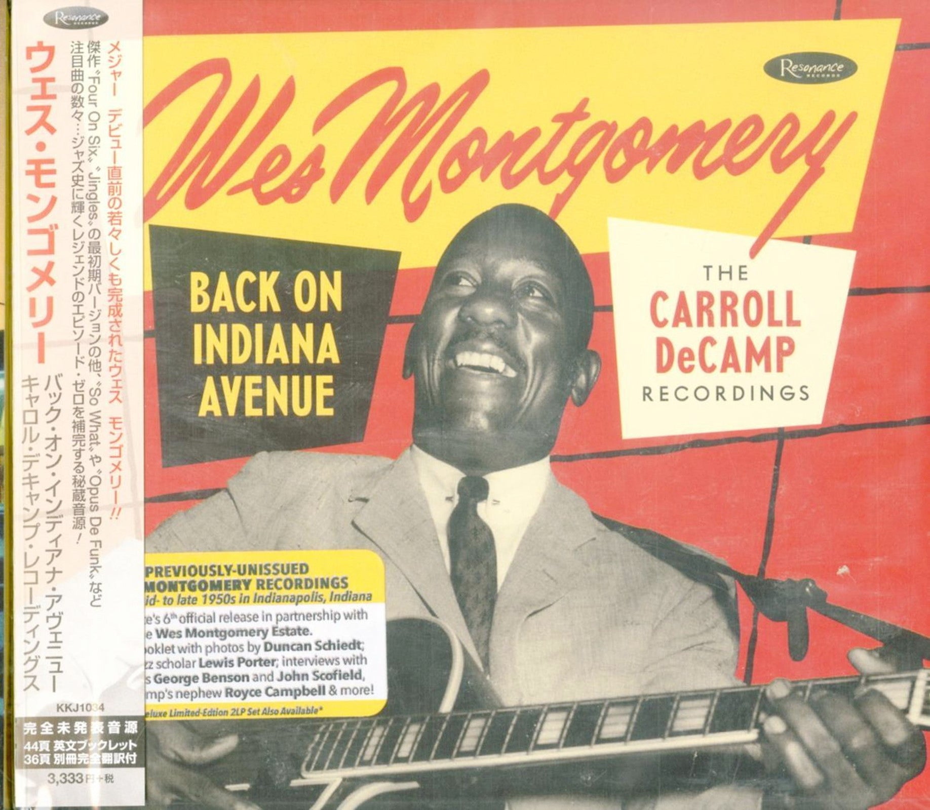 Cd Rasheed Wes Wes Montgomery - Back On Indiana Avenue: The Carroll Decamp Recordings ...