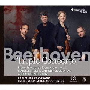 Beethoven (1770-1827) - Triple Concerto, Symphony No.2(Piano Trio): Isabelle Faust(Vn)Queyras(Vc)Melnikov(Fp), Heras-Casado / Freiburger Baroque O (Single Layer) - Import Japan Ver SACD
