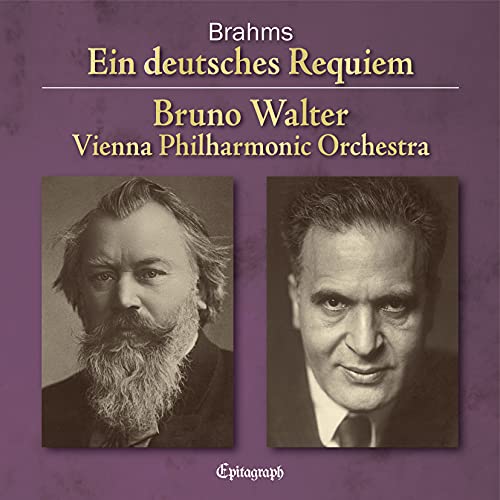 Brahms (1833-1897) - Ein Deutsches Requiem : Bruno Walter / Vienna Philharmonic, Irmgard Seefried, Dietrich Fischer-Dieskau (1953) - Import UHQCD