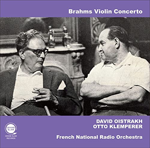 Brahms (1833-1897) - Violin Concerto : David Oistrakh(Vn)Otto Klemperer / French National Radio Orchestra -Transfers & Production: Naoya Hirabayashi - Import CD