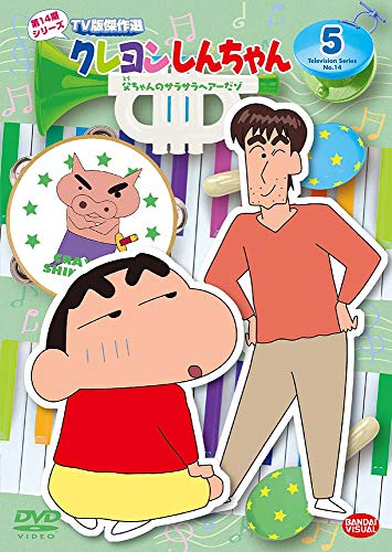 Animation - Crayon Shin-chan TV Ban Kessaku Sen Dai 14 Ki Series 5 Tochan no Sarasara Hair Dazo - Japan  DVD