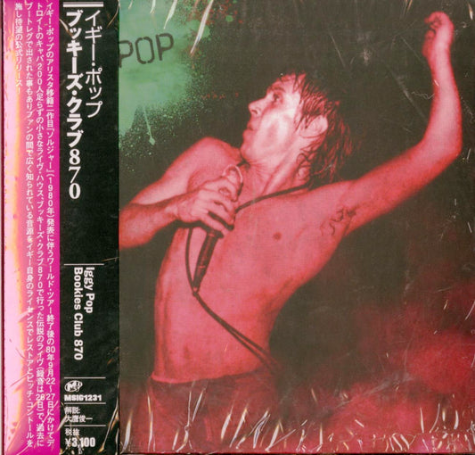 Iggy Pop - Bookies Club 870 - Import Mini LP CD With Japan Obi