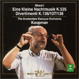 Mozart: Eine Kleine Nachtmusik.Divertimenti K.136/137/138‐Mozart (1756-1791) - Japan CD