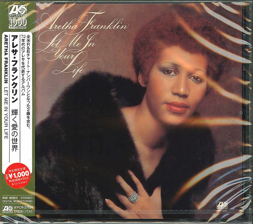 Aretha Franklin - Let Me In Your Life - Japan CD Limited Edition – CDs  Vinyl Japan Store 2013, Aretha Franklin, CD, Jazz, Jewel case, Vocal Jazz  CDs