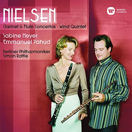 Flute Concerto, Clarinet Concerto, Wind Quintet: Pahud(Fl)S.meyer(Cl)Rattle / Bpo Baborak(Hr)Etc‐Nielsen (1865-1931) - Japan SACD Hybrid