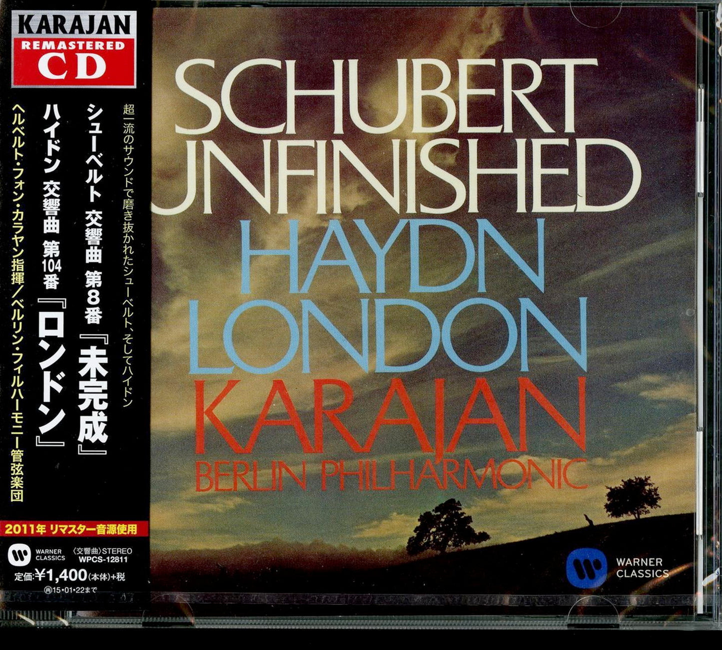 Herbert Von Karajan - Schubert: Symphony No.8 'Unfinished' & Haydn: Symphony No.104 London - Japan CD