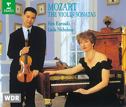 Violin Sonatas : Hiro Kurosaki(Vn)Nicholson(Fp)(4CD)‐Mozart (1756-1791) - Japan 4 CD