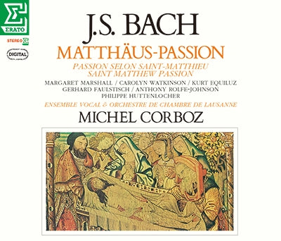 Matthaus Passion Bwv244 / Michel Corboz‐Bach (1685-1750) - Japan 3 CD