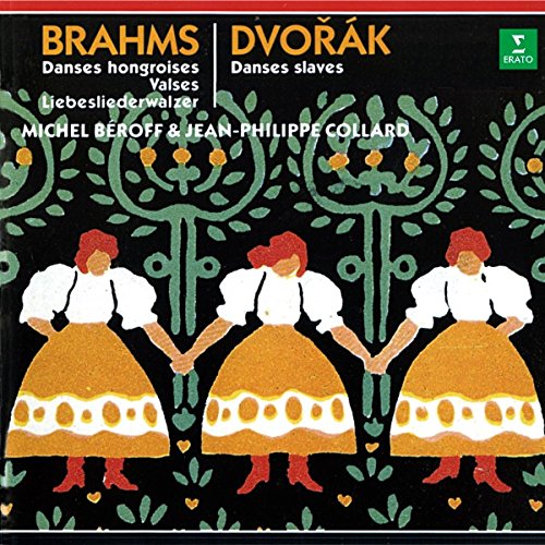 Brahms Hungarian Dances, Liebeslieder-Walzer, Dvorak Slavonic Dances : Beroff, J-P.Collard (Piano Duo)(2CD)‐Brahms (1833-1897) - Japan 2 CD
