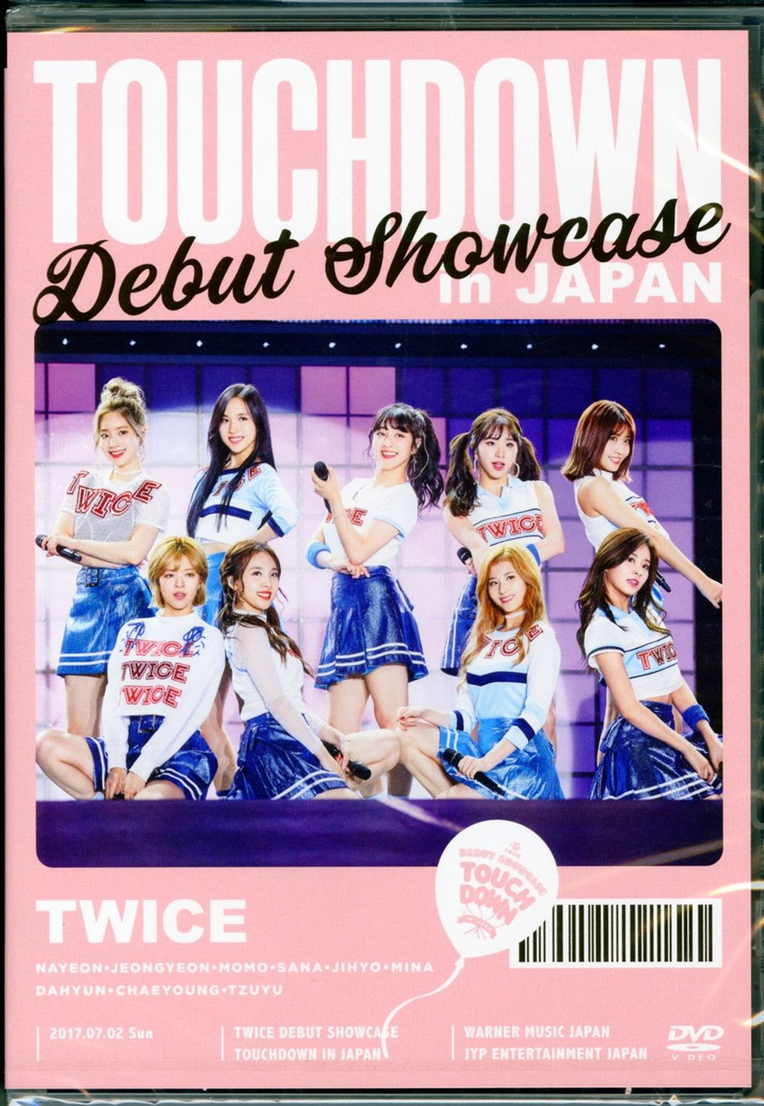 Twice - Debut Showcase Touchdown In Japan - 2 DVD
