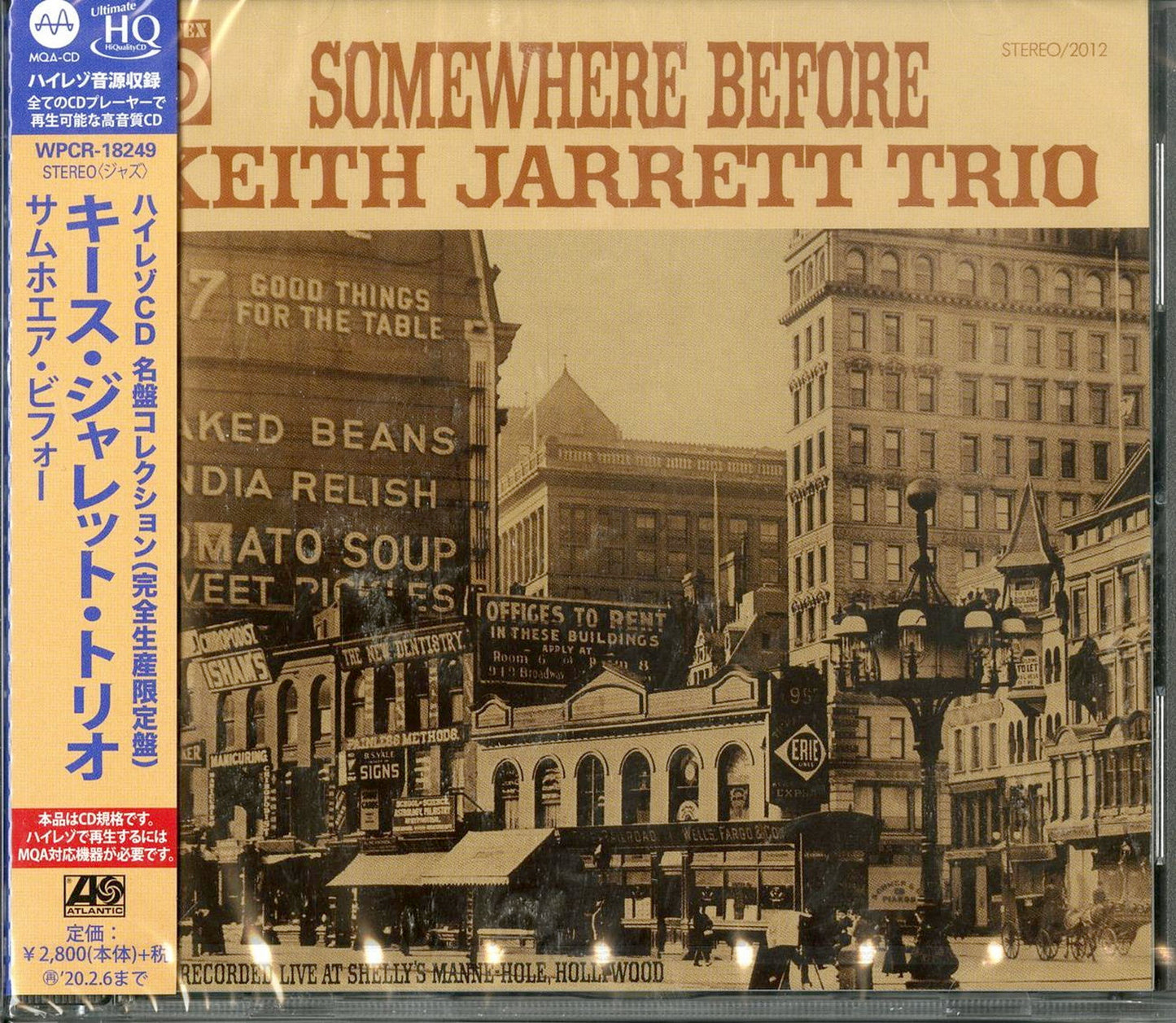 Keith Jarrett Trio - Somewhere Before - Japan  UHQCD Limited Edition