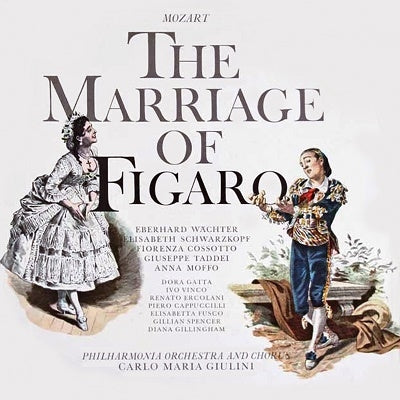 Carlo Maria Giulini (conductor) - Mozart: The Marriage of Figaro (complete works with bilingual lyrics) (Tower Records Limited Edition) - Japan 2 SACD Hybrid