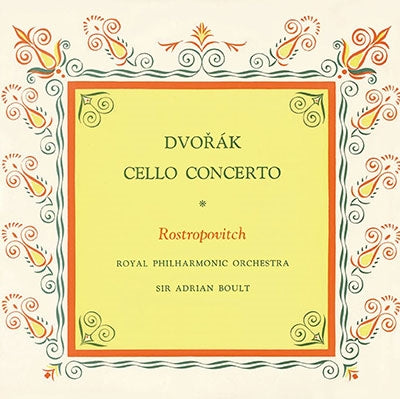 Mustislav Rostropovich - Dvorak: Cello Concerto (1957 stereo recording), Prokofiev: Symphonic Concerto (Tower Records Limited Edition) - Japan SACD Hybrid