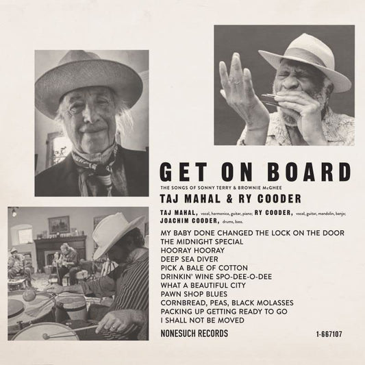Taj Mahal & Ry Cooder - Get On Board: The Songs Of Sonny Terry & Brownie Mcghee - Japan CD