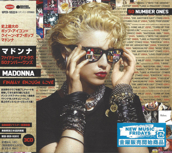MADONNA - Finaly Enough Love: 50 Number Ones - Japan 3 CD