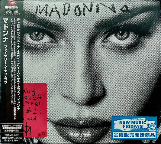 MADONNA - Finaly Enough Love: 50 Number Ones - Japan CD