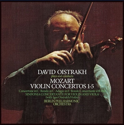 David Oistrakh - Mozart: Complete Violin Concertos, Concerto Symphony, Concertone for 2 Violins, Adagio in E major, Rondo in B flat major, Rondo in C major  - Japan 3 SACD Hybrid