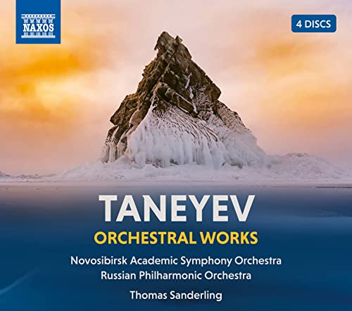 Taneyev (1856-1915) - Complete Symphonies, Orchestral Works : Thomas Sanderling / Novosibirsk Academic Symphony Orchestra, Russian Philharmonic, etc (4CD) - Import 4 CD Box