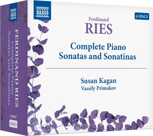 Ries, Ferdinand (1784-1838) - Complete Piano Sonatas & Sonatinas : Susan Kagan, Vassily Primakov (6CD) - Import 6 CD Box