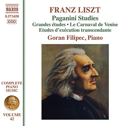 Liszt (1811-1886) - Complete Piano Works Vol.42 -Paganini Studies : Filipec - Import CD