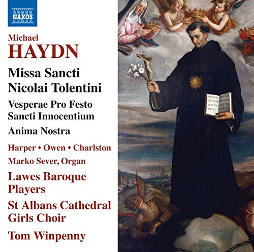 Haydn, Michael (1737-1806) - Missa Sancti Nicolai Tolentini, Etc: Winpenny / Lawes Baroque Players St Albans Cathedral Girls Cho - Import CD