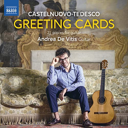 Castelnuovo-Tedesco (1895-1968) - Greeting Cards -21 pieces for Guitar : Andrea De Vitis - Import CD