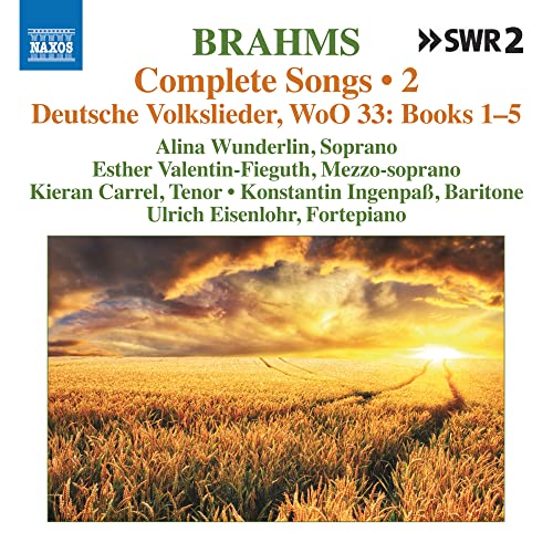 Brahms (1833-1897) - Complete Lieder Vol.2: Wunderlin(S)Valentin-fieguth(Ms)Carrel(T)Ingenpass(Br)Eisenlohr(P - Import CD