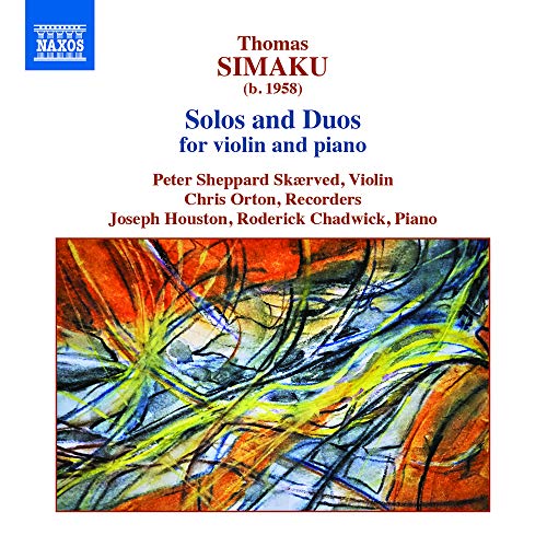 Simaku, Thomas (1958- ) - Solos & Duos For Violin & Piano: Skaerved(Vn)J.houston Chadwick(P)C.orton(Rec) - Import CD