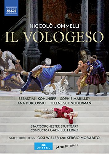 Jommelli(1714-1774) - Il Vologeso : Wieler & Morabito, Ferro / Stuttgart State Opera, Kohlhepp, Marilley, Durlovski, etc (2015 Stereo)(2CD) - Import 2 DVD