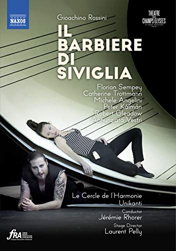 Rossini (1792-1868) - Il Barbiere di Siviglia : Pelly, Rhorer / Le Cercle de l'Harmonie, Sempey, Trottmann, Angelini, etc (2017 Stereo) - Import DVD