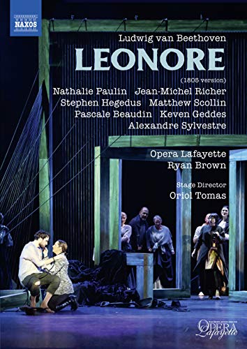 Beethoven (1770-1827) - Leonore : O.Tomas, Ryan Brown / Opera Lafayette, Nathalie Paulin, Jean-Michel Richer, etc (2020 Stereo) - Import DVD
