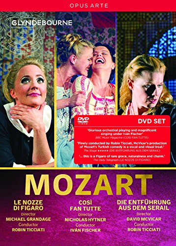 Mozart (1756-1791) - Le Nozze di Figaro, Cosi Fan Tutte, Serail : Ticciati / I.Fischer / Age of Enlightenment Orchestra (Glyndebourne)(5DVD) - Import 5 DVD Box