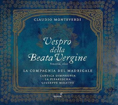 La Compagnia Del Madrigale - Monteverdi: Vespro Della Beata Vergine - 2 CD Import CD With Japan Obi