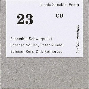 Ensemble Schwerpunkt - Eonta, Etc: Rundel / Ensemble Schwerpunkt - Import CD