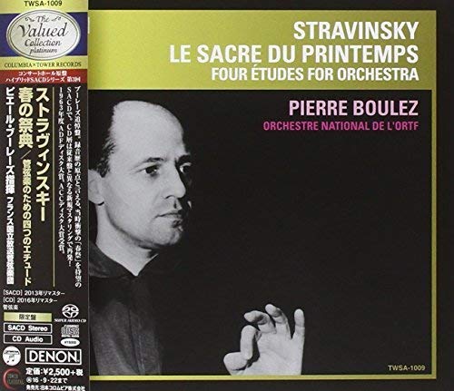 Pierre Boulez - Stravinsky: Le Sacre Du Printemps / 4 Etudes - Japan SACD Hybrid