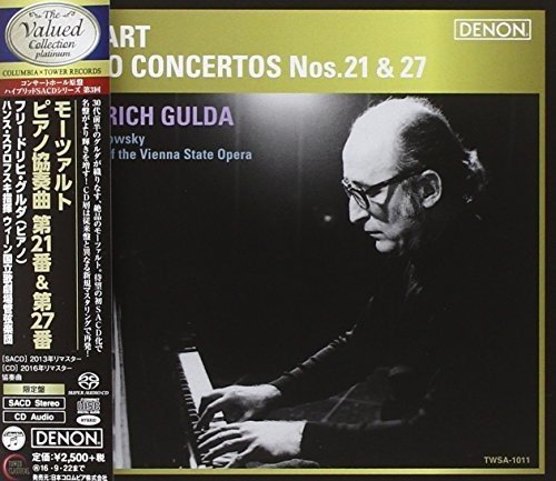 Friedrich Gulda - Mozart: Piano Concertos 21&27 - Japan SACD Hybrid