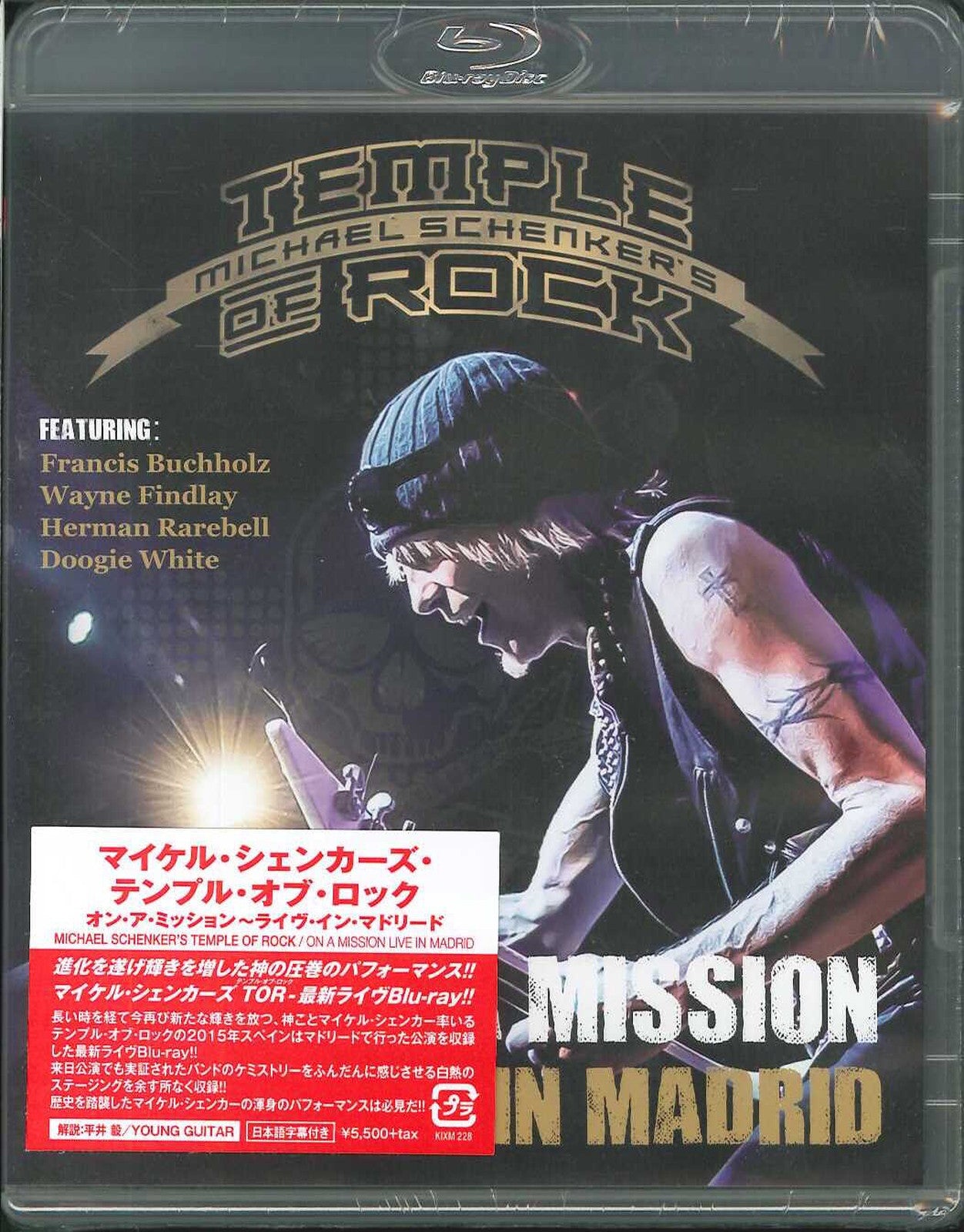 Michael Schenker'S Temple Of Rock - On A Mission - Live In Madrid - Blu-ray