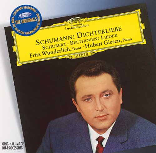 Dichterliebe: Wunderlich(T)Giesen(P)+schubert: Lieder‐Schumann, Robert (1810-1856) - Japan CD