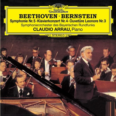 Leonard Bernstein , Bavarian Radio Symphony Orchestra , Claudio Arrau Piano Concerto 4, Sym 5: Bernstein / Sbr‐Beethoven (1770-1827) - Japan 2 CD