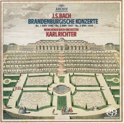 Karl Richter (conductor) - J.S.Bach: Brandenburg Concertos No.1-No.3 - Japan Mini LP SHM-SACD Limited Edition