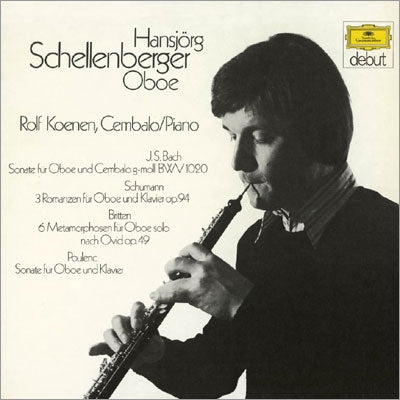 Oboe Recital / Hansjorg Schelleenberger / Rolf Koenen - Japan CD