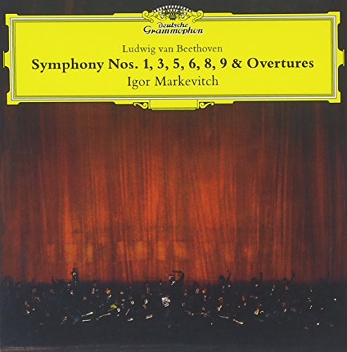 Igor Markevitch - Markevitch Conducts Beethoven: Symphonies Nos. 1,2,3,5,6,8 & 9 ,Overtures - Japan 4 CD