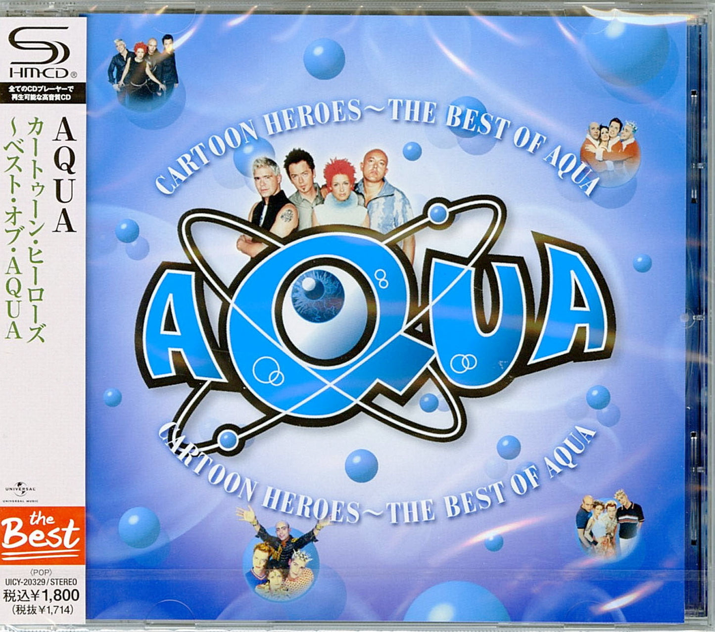 Aqua - Cartoon Heroes The Best Of Aqua - Japan  SHM-CD