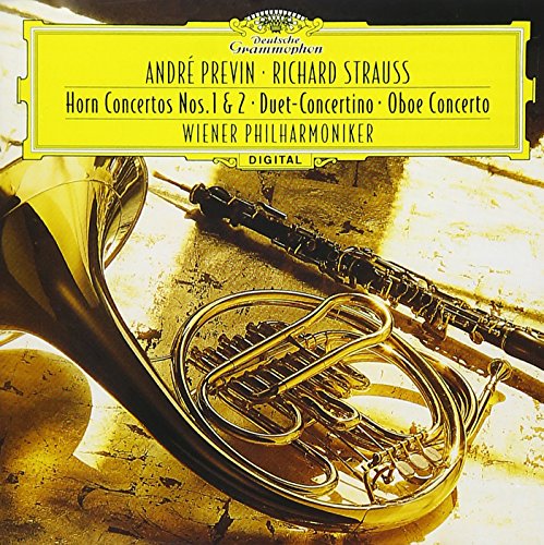 Andre Previn (conductor) - RICHARD STRAUSS: HORN CONCERTOS NOS. 1 & 2 DUET CONCERTO OBOE CONCERTO - Japan CD