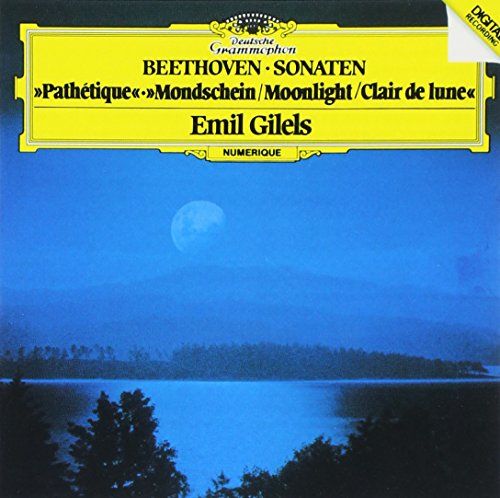 Emil Gilels (piano) - BEETHOVEN: SONATEN PATHETIQUE MONDSCHEIN/MOONLIGHT/CLAIR DE LUNE - Japan CD