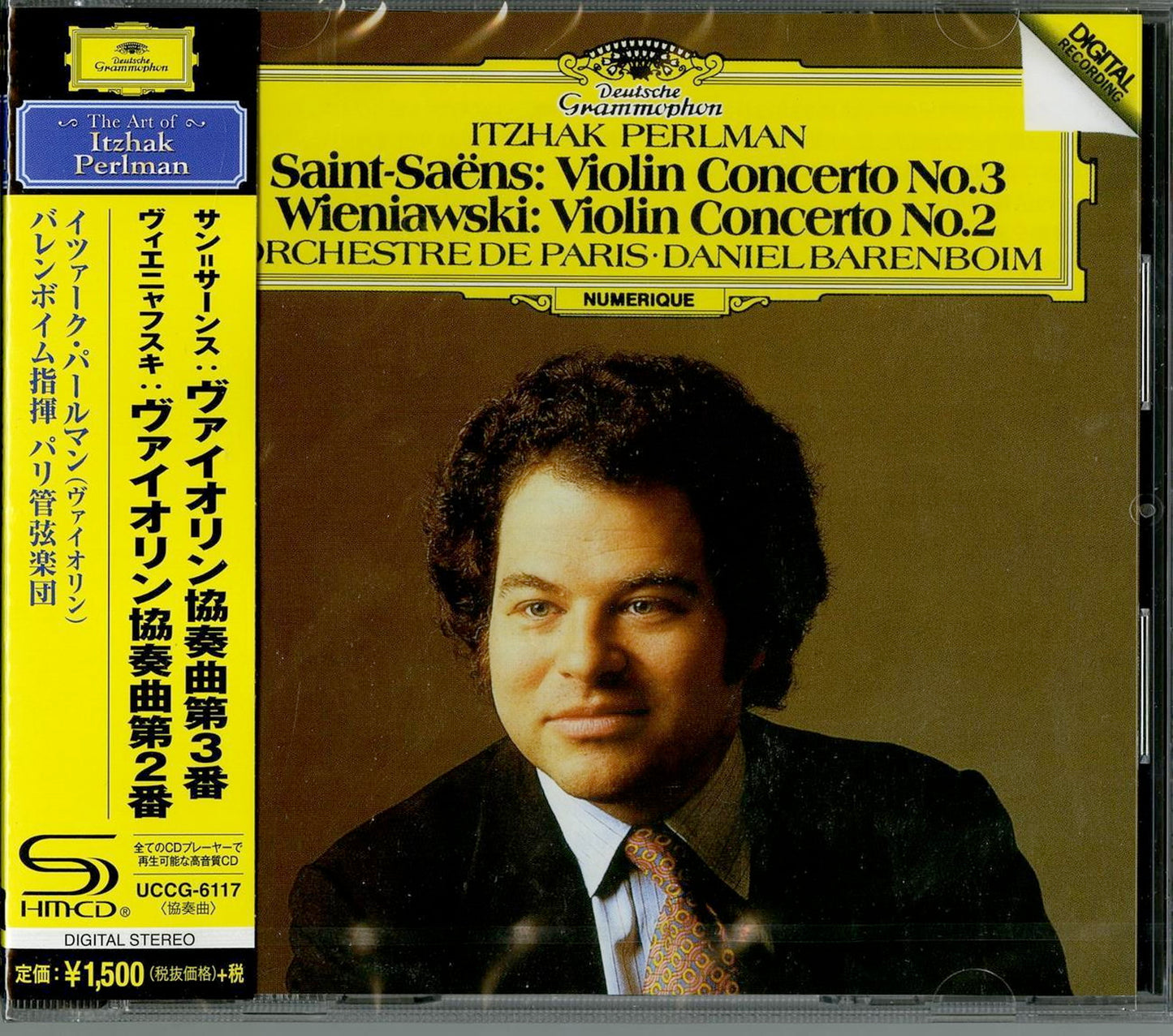 Itzhak Perlman - Saint-Saens / Wieniawski: Violin Concertos  - Japan SHM-CD