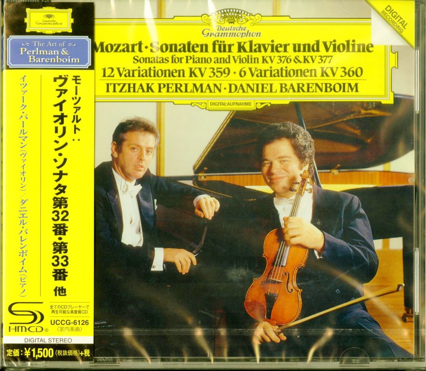 Itzhak Perlman - Mozart: Violin Sonatas K.376 & 377 / Variations  - Japan SHM-CD